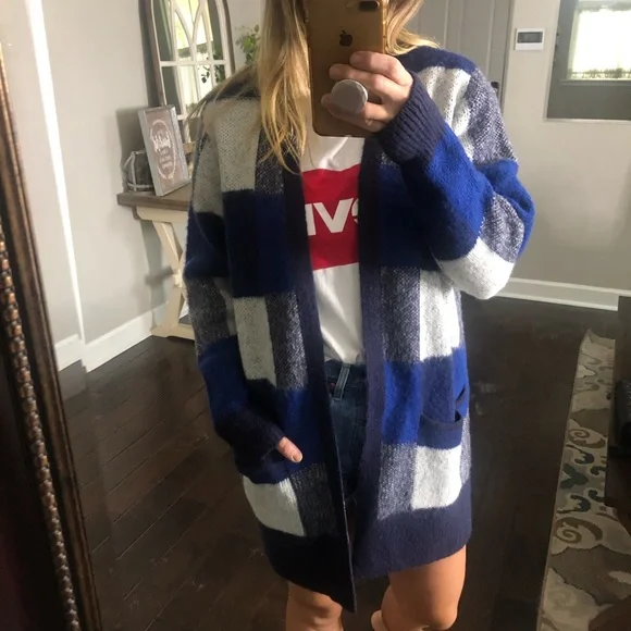 Lucky Brand oversized open cardigan